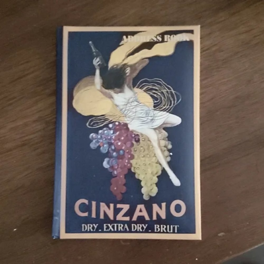 Brand new address book with Art Nouveau cover